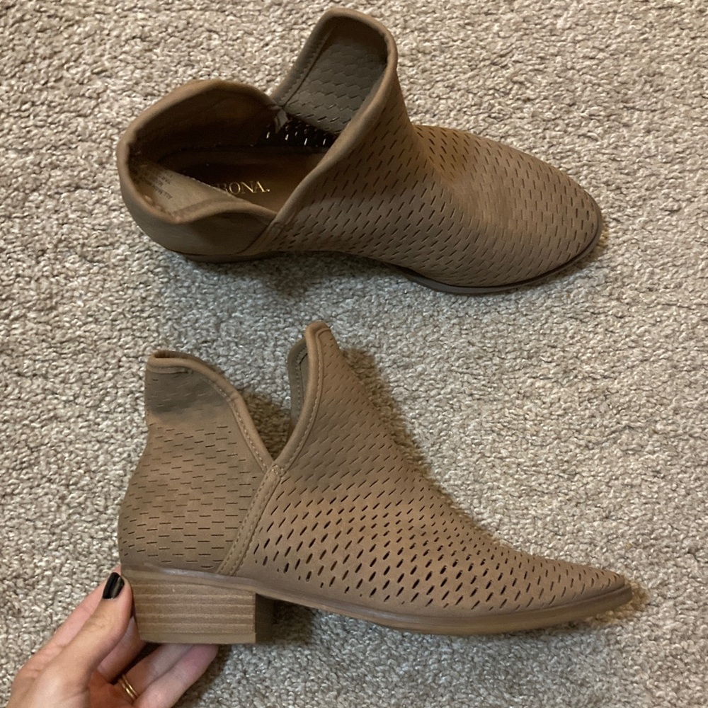 Target Perforated Ankle Booties